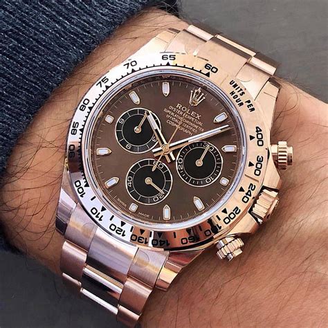 rolex chocolate daytona